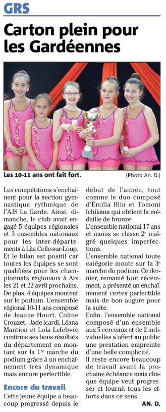 Presse-La Colle sur loup - 25 mars 2018